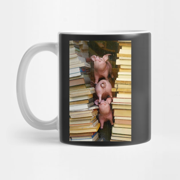 Three Bookish Piglets by AlexaZari